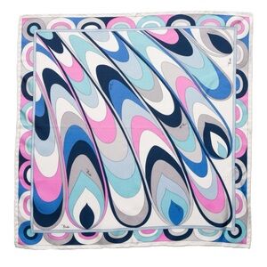 Vintage Emilio Pucci silk scarf (16 by 16)